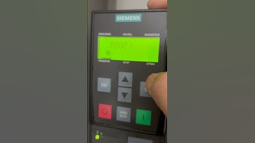Siemens Sinamics G120xa VFD Modbus RTU Settings #siemens #bms #plc