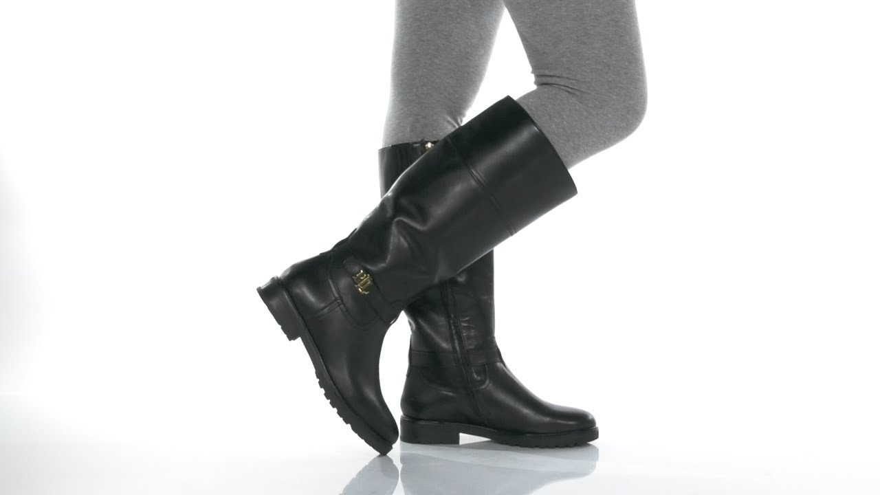 LAUREN Ralph Lauren Everly Wide Calf Riding Boot SKU: 9578506