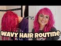 WAVY HAIR ROUTINE | 2a\ 2b hair routine from wet to dry