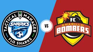 Tactical Manager Flo Sharks vs FC Amarillo Bombers | Men's Group K | TST 2026