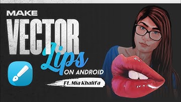 How to Draw Vector Lips on Infinite Design Ft. @Mia K | Mobile Vector Art | Infinity Design