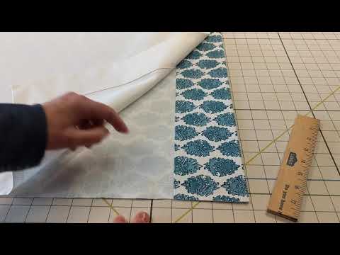 Time Saving Tips for Making Draperies: Face Fabric and Lining Hems