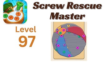 Screw Rescue Master Level 97 Walkthrough 🔩🧩 | Go Answer