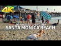 SANTA MONICA - Walking Santa Monica Beach Pier, Los Angeles, California, USA, Travel, 4K UHD