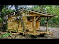 #5 Island Pallet Cabin, "inside" during cold, rainy, fall morning