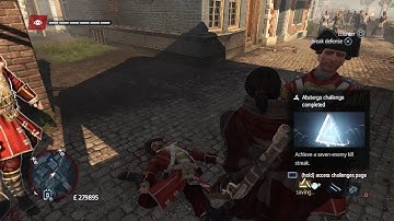 AC Rogue 7 enemy killstreak Abstergo challenge