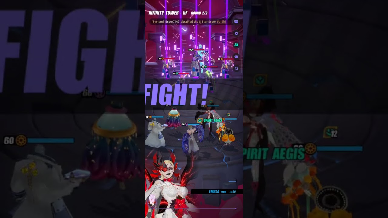 Dislyte | Infinity Tower 5F 6 Stars | Period June 2024 | Tiye, Embla, Pritzker, Chu Yao, Mavis