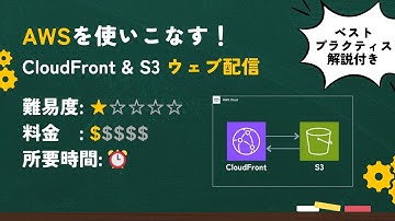 【AWS入門+α】S3 + CloudFront でウェブアプリを配信してみよう！解説+ハンズオン付き