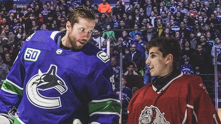 Jeevan's special visit with Jacob Markstrom - Every Kids Dream