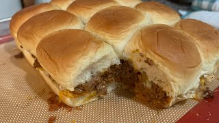 Panecitos Dulces con Carne Molida y Queso Sliders