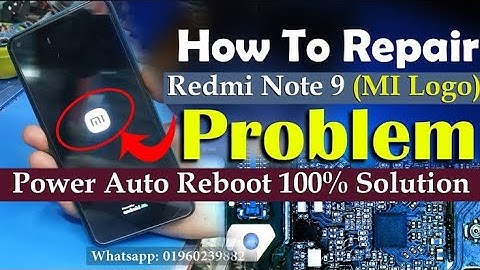 Redmi Note 9,  Note 9s. auto restart problem. 100% working method.