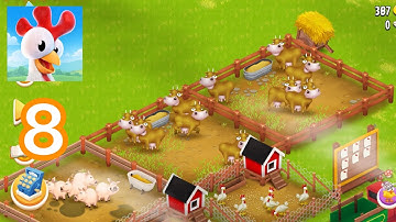Hay Day - Gameplay Walkthrough Part 8 - New trees and animals (iOS, Android)