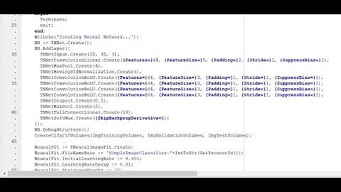 How to code Neural Networks - General View of a Simple Image Classifier - Source Code