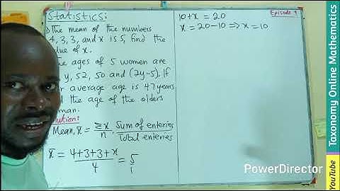 Statistics: Measure of Central Tendency (Arithmetic Mean Calculation) | Episode 9