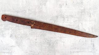 Restoration Rusty Handmade Knife