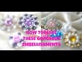 Flower center tutorial EASY PEASY- flatback pearls and crystals