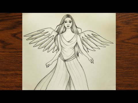 Fairy Drawings in Pencil. An online Drawing Tutorial.