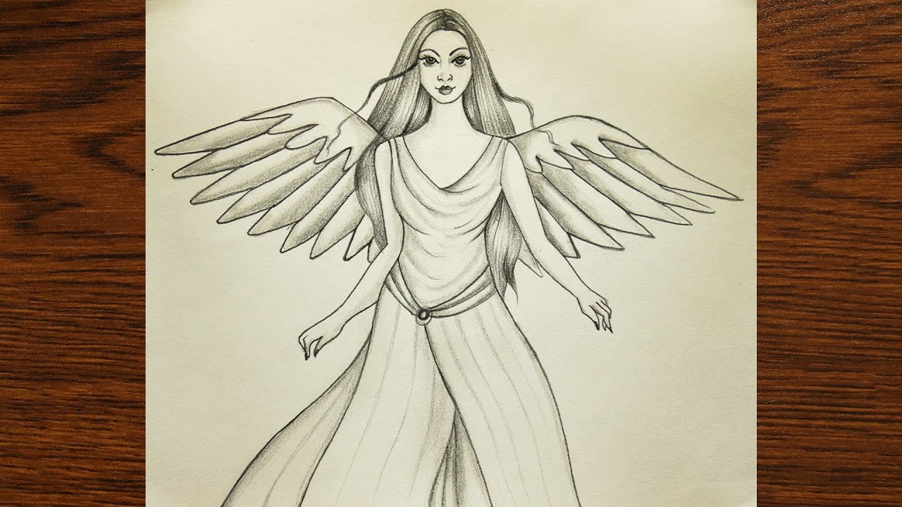 fairy sketch | This was a sketch for a tattoo but the woman … | Flickr