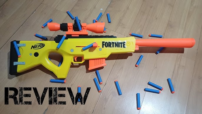 Rifle de francotirador Nerf Fortnite pesado SR pistolas de juguete