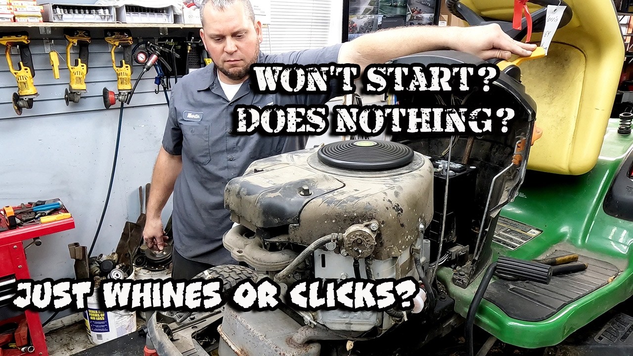 John Deere Won T Start No Clicks