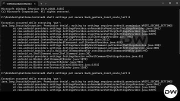 Fix Exception occurred while executing 