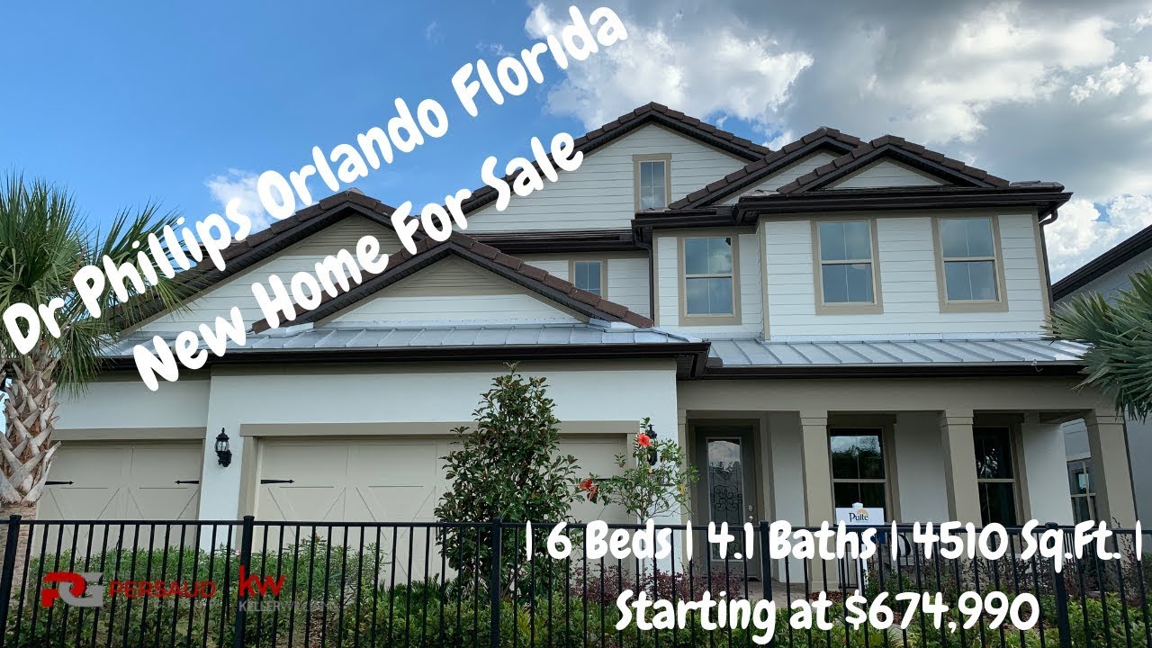 Dr Phillips Orlando Florida New Home For Sale Tour Aurora Model by