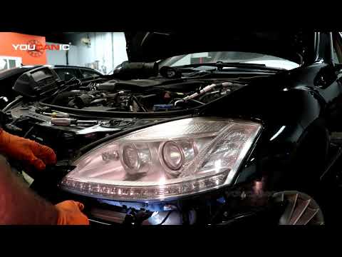 2010 Mercedes Benz S550 V8 Headlight Assembly and Headlight Replacement