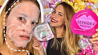 MASCARILLA DE TELA DE GARNIER ♥/ MASCARILLA PARA LABIOS DE SEPHORA