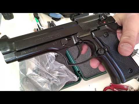 Pistolet auto Kimar (Beretta 92fs) démontage nettoyage test
