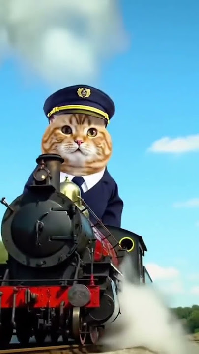 Naik Kereta Api. #cat #poorcat #cute #trending