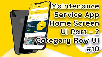 Online Maintenance Service App in Flutter: Home Screen UI with Select Category & Offer Banner #10