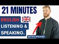 Anglais britannique pratique de lcoute et de la parole avec un locuteur autochtone