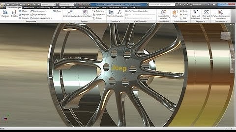 Autodesk Inventor  2013 Slow Tutorial Jeep rim- Felge teil1