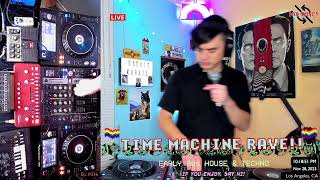 TIME MACHINE RAVE Ep. 236 - Tech-noir (on Pico) - 90s House &amp; Techno - LIVE 303/808/GUIT