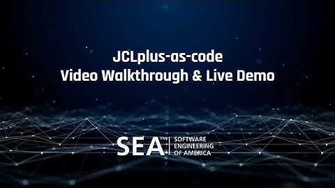 JCLplus-as-code | Video Overview & Live Demo
