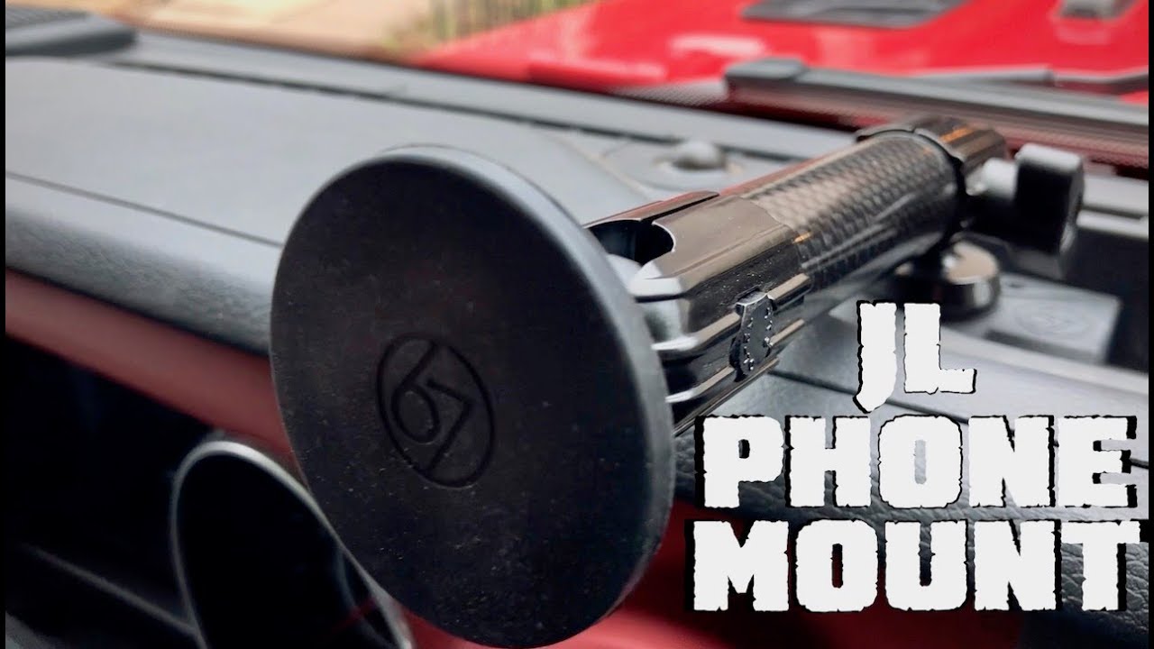 A Phone Mount Just for the Jeep Wrangler JL! Also, Should I Get a Twitter  Account?! - YouTube