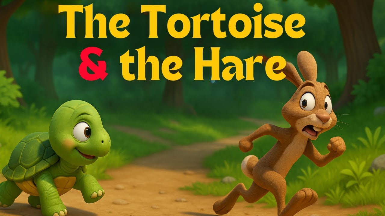 The Tortoise and the Hare | Moral Story for Kids | Bedtime Story about ...