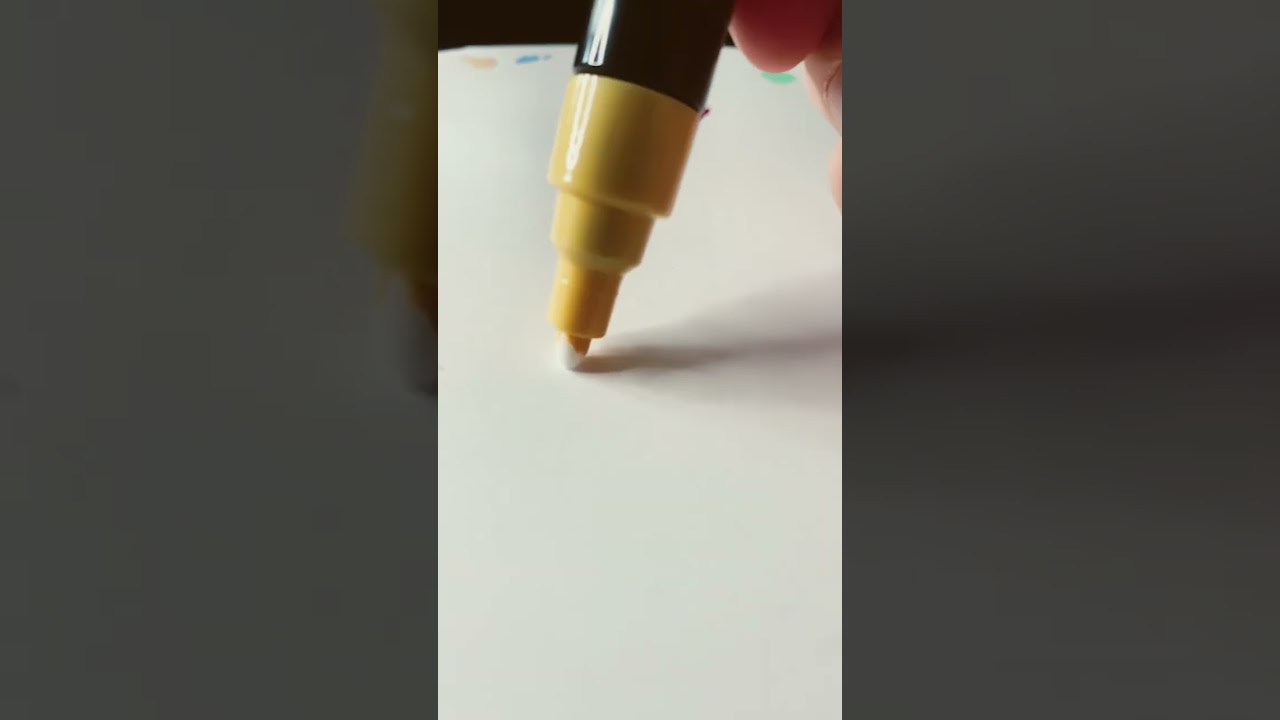 Activating Tan Posca Marker! Super Satisfying! 