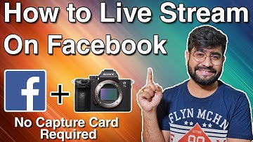 How to Live Stream on Facebook With Camera | OBS Process | No Capture Card Required