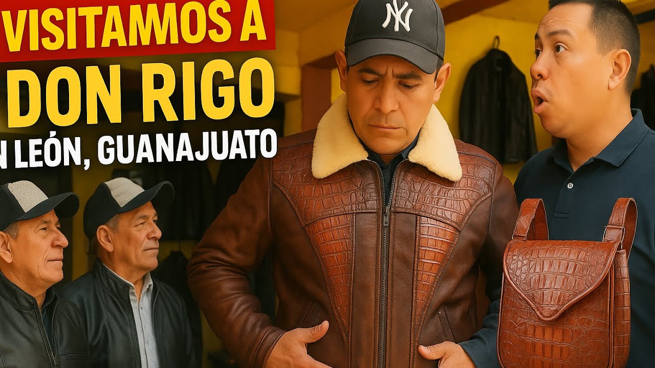 “Don Rigo: El Maestro del Cuero en León, Guanajuato 🐊🔥 ¡Experiencia Increíble!”