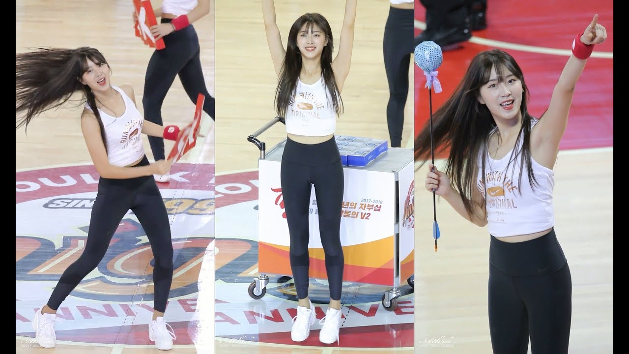 [직캠/FanCam] 171107 SK나이츠 치어리더 #안지현 +코트응원 by Athrun