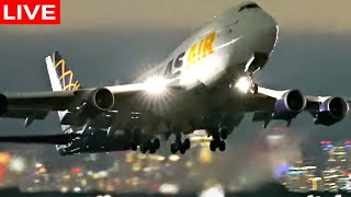 🔴LIVE LATE NIGHT LIGHTNING & PLANE ACTION AT CHICAGO O'HARE | SIGHTS and SOUNDS of PURE AVIATION