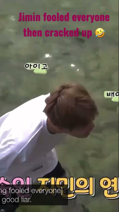 BTS RUN 71 Jimin fooled everyone then cracked up