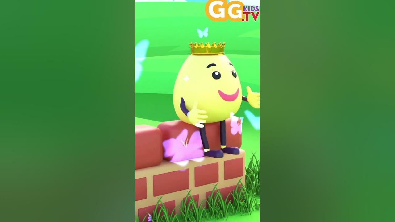 Humpty Dumpty Sat On A Wall #shorts #nurseryrhymes #humptydumpty