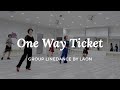 One Way Ticket Line Dance(Beginner:Marie Sørensen) Demo