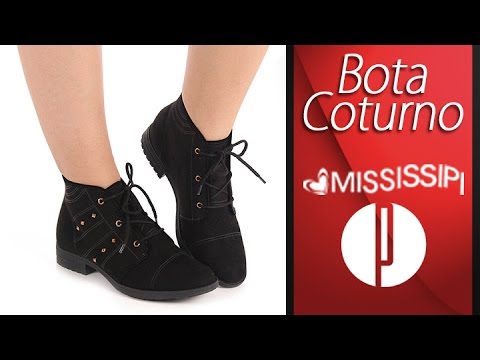 bota coturno feminina mississipi