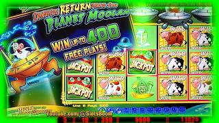 BONUS + MAX BET BONUSES!!! FREE GAMES on Invaders Return From The Planet Moolah - CASINO SLOTS