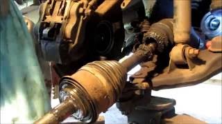 1998 Tacoma 4X4 Passenger CV Joint Removal