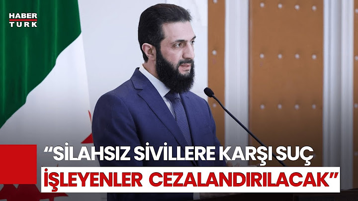 Şara'dan Lazkiye Olayları Sonrası Ulusal Birlik Mesajı: Kimsenin Kanını Dökmek Gibi Bir Amacımız Yok