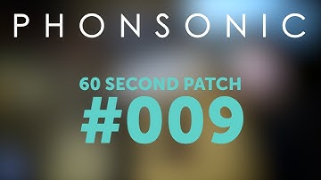 60 Second Patch #009 Streams for the Moog Subharmonicon